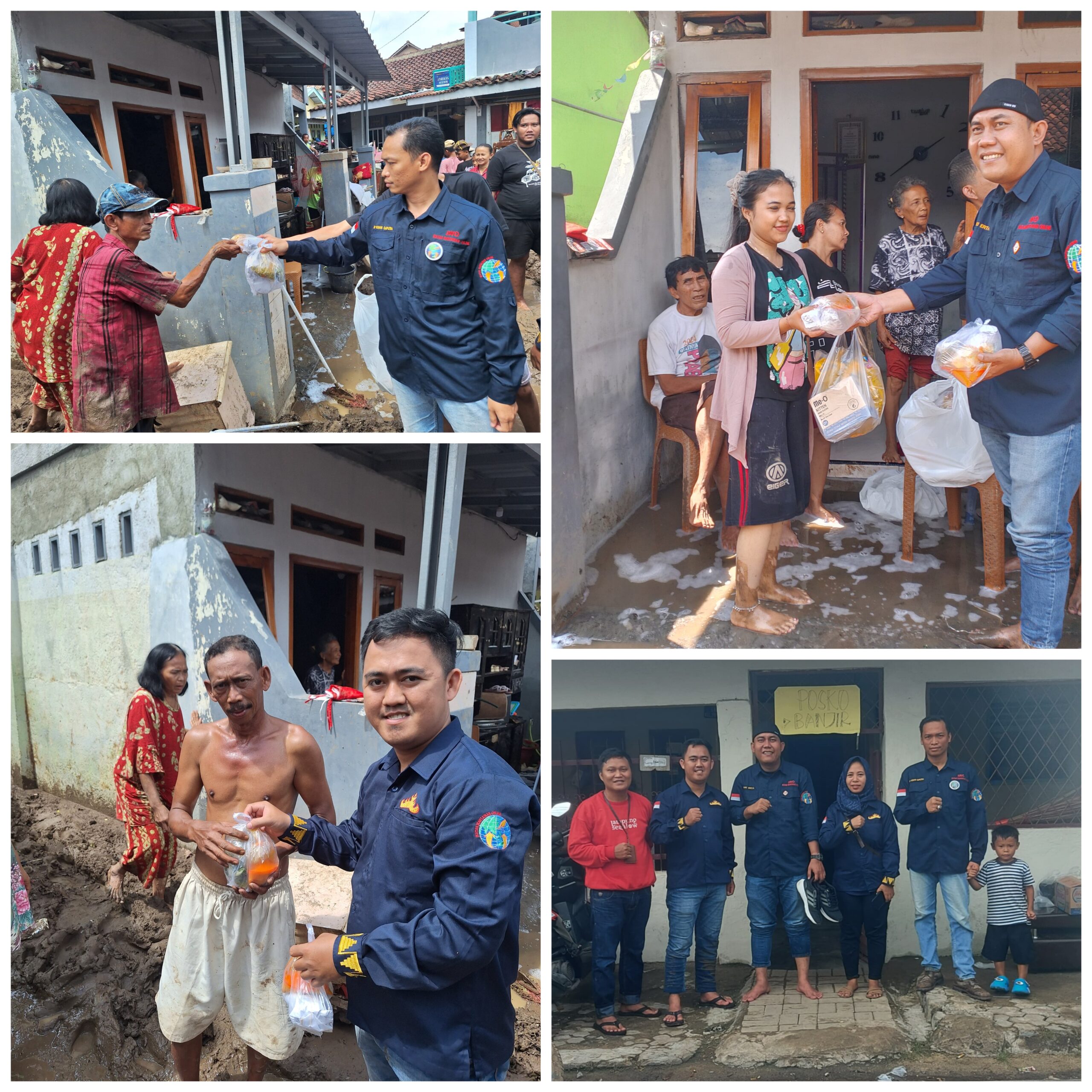 Gerak Cepat, IWO Lampung Langsung Salurkan Bantuan ke Warga Terdampak Banjir