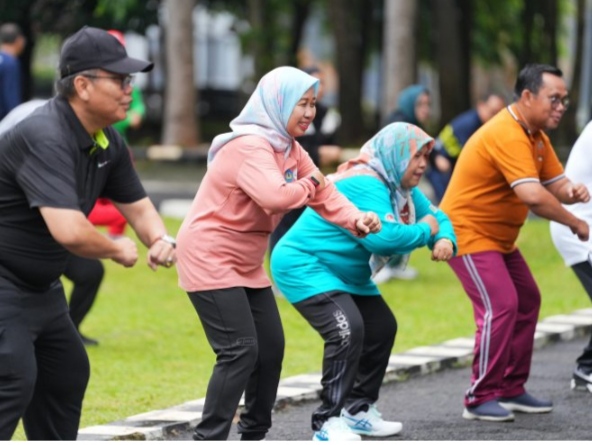 Universitas Lampung Gelar Senam Bersama Bertajuk “Unila Be Strong”