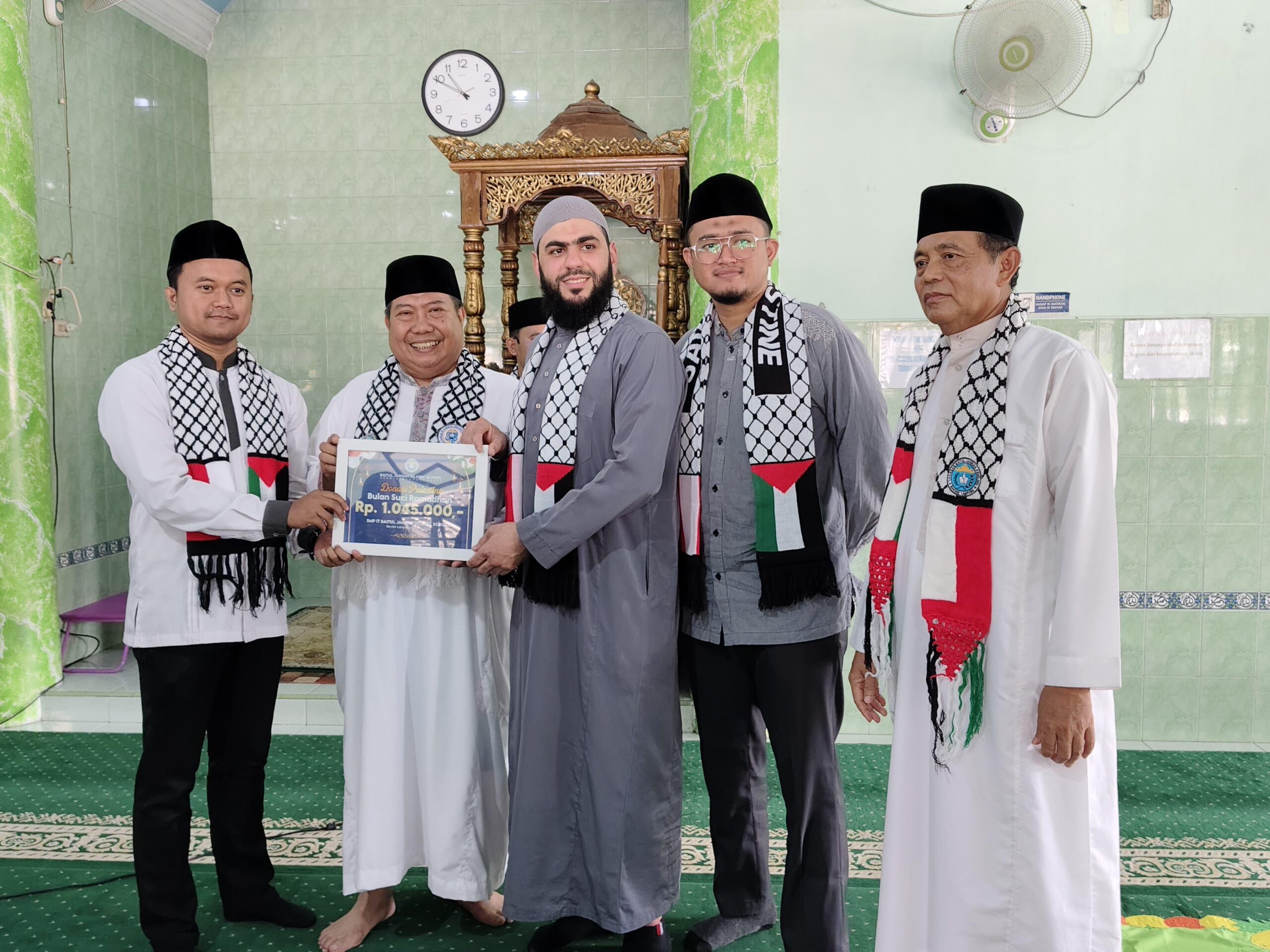 Bentuk Kepedulian, Baitul Jannah Islamic School Hadirkan Syeikh Mostafa Alkhatib dari Palestina