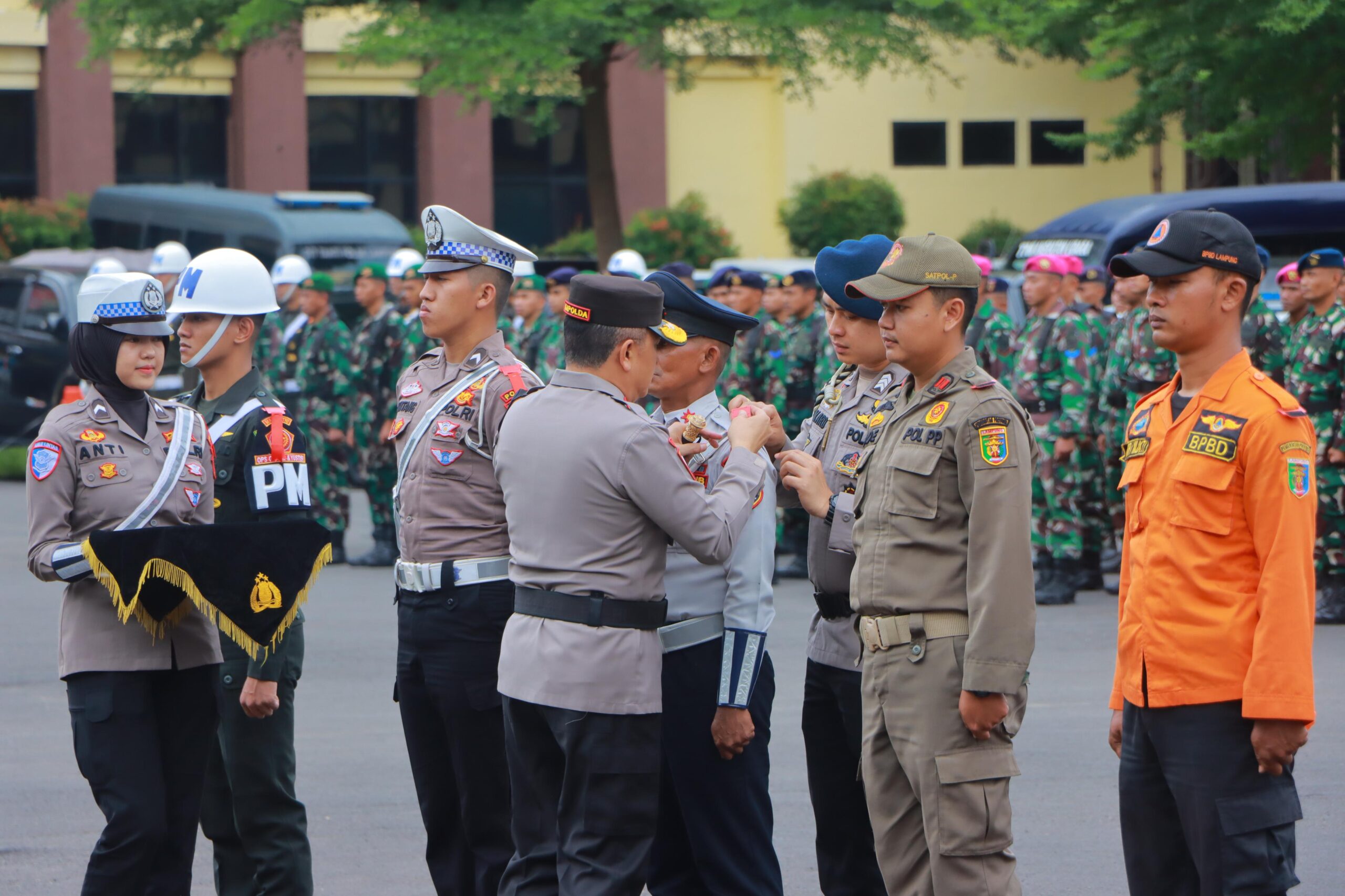 Gelar Apel Operasi Ketupat Krakatau 2025 : Polda Lampung Siap Amankan Arus Mudik