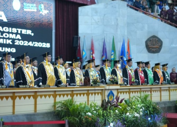 Unila Mewisuda 942 Mahasiswa Periode IV Tahun Akademik 2024/2025