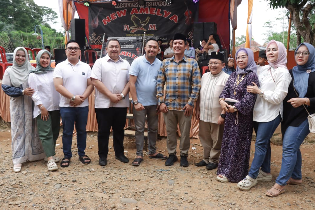 Bupati Pesibar Dedi Irawan Hadiri Halal Bihalal dan Tasyakuran di Pekon Suka Marga Bangkunat