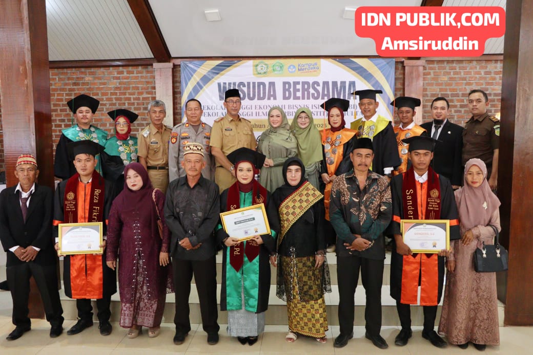 Staf Ahli Jon Edwar Hadiri Wisuda Bersama STEBI Liwa Dan STIT Al-Multazam di Hotel Sartika 