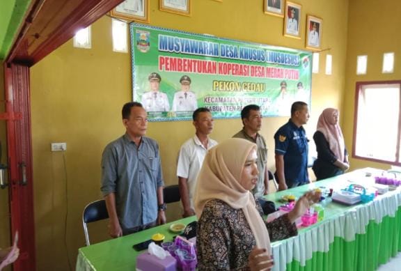 Pekon Gedau Kecamatan Pesisir Utara Bentuk Koperasi Merah Putih