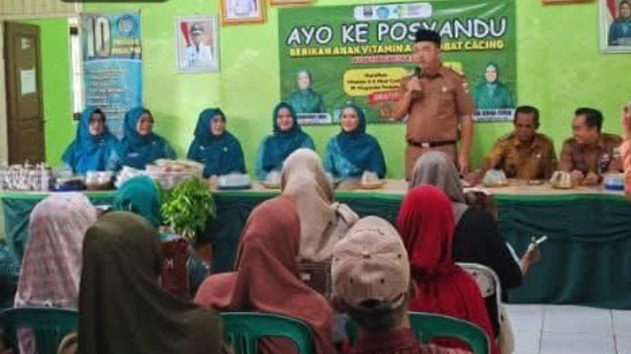 Ketua dan Wakil TP-PKK Hadiri Posyandu Integrasi Layanan Primer (ILP) Kerapu Pekon Pemerihan