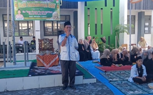 SMPN 1 Krui Peringati Maulid Nabi Usung Tema Tulus dan Ikhlas Mengikuti Sunnah Rosulullah SAW