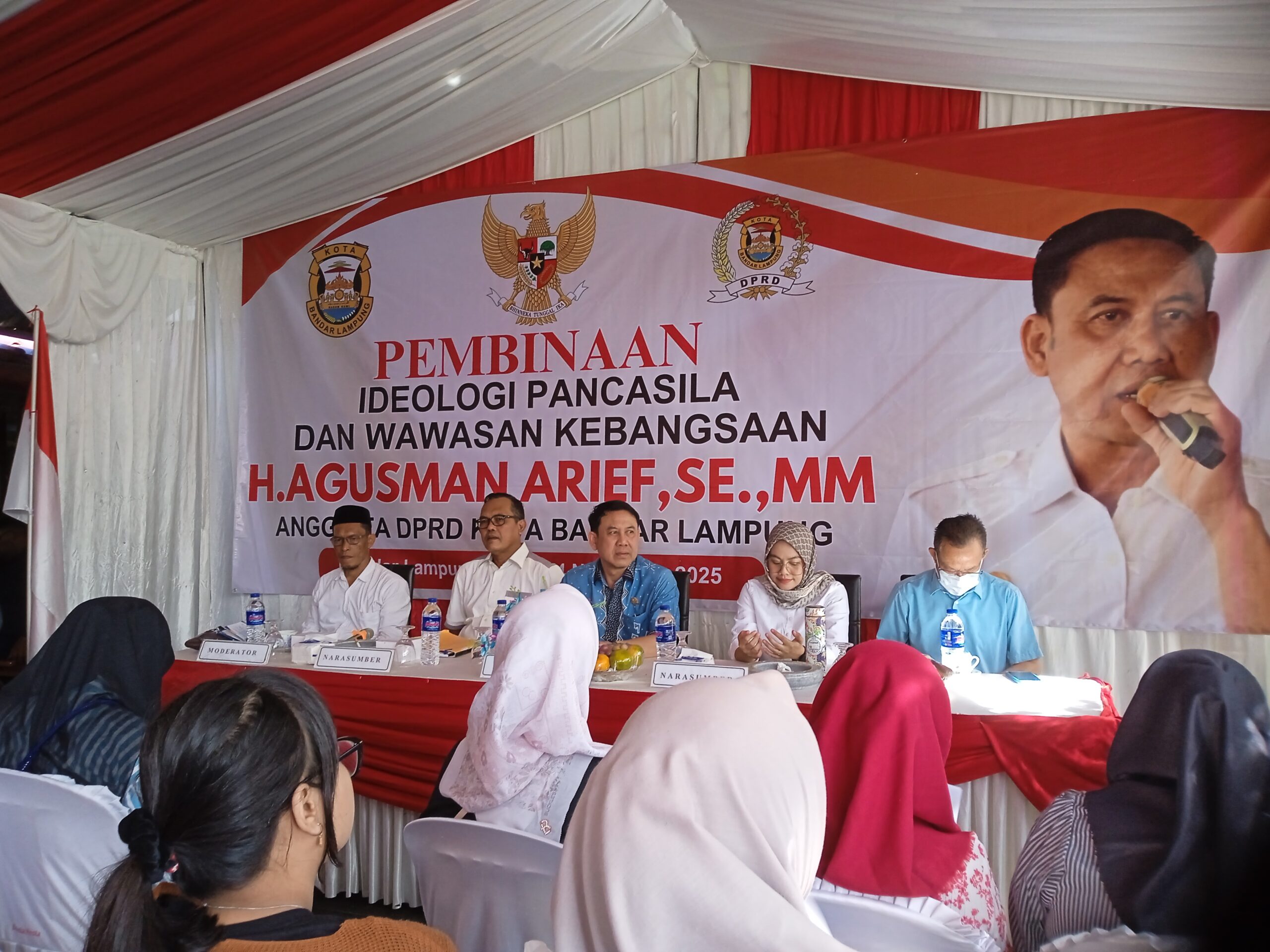 Jadikan Pancasila sebagai Filter Benteng Diri dan Keluarga, Agusman Arief Sosialisasi PIP WK di Kelurahan Pengajaran